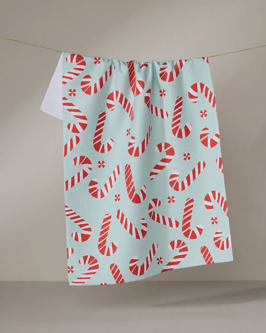 Peppermint Twist Tea Towel