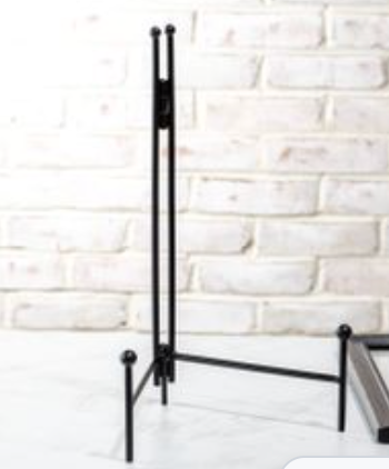 15.5 Black Straight Back Easel