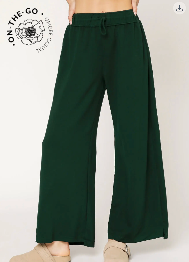 On-the-go Luxe Wide Leg Pants