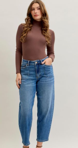 Judy Blue - Hw Soft Barrel Stitch Thru Pocket