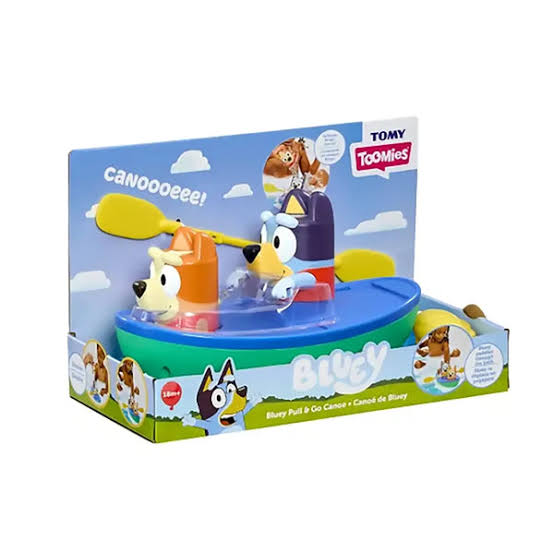 Bluey Paddling Canoe
