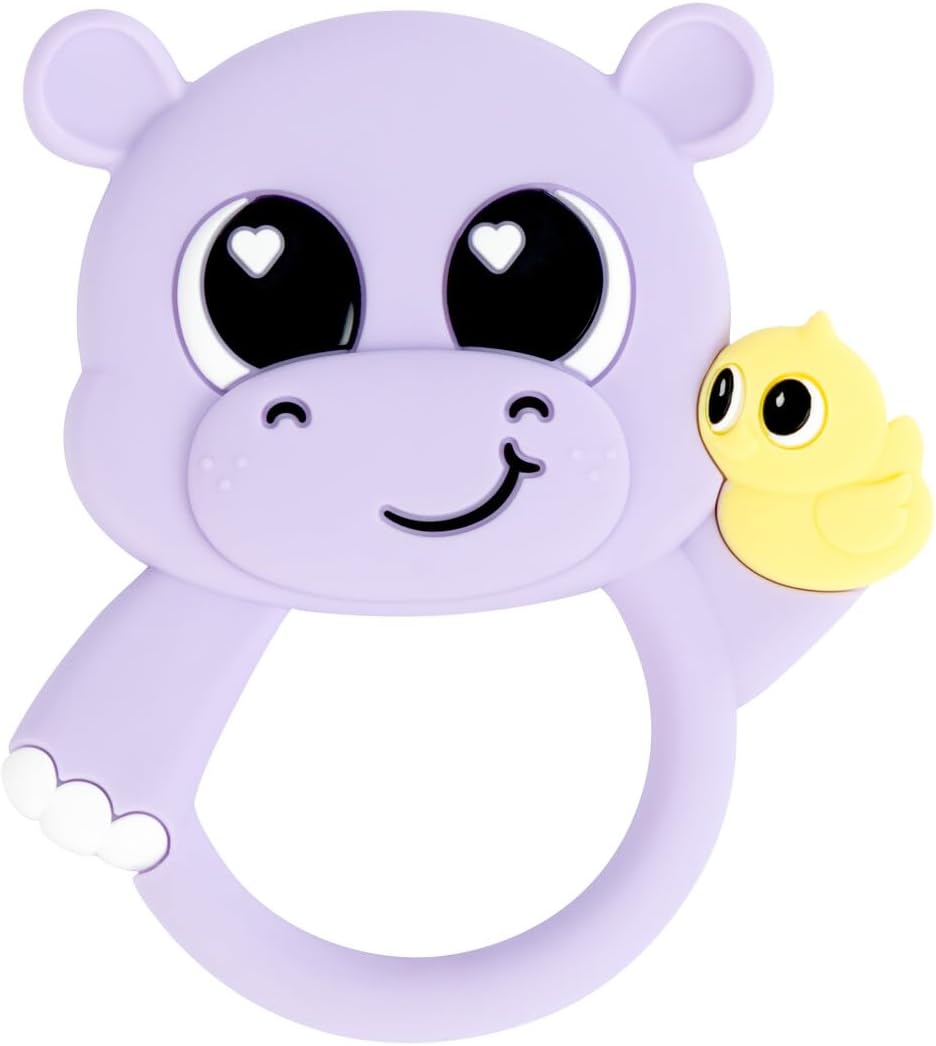 Hippo Silicone Teether