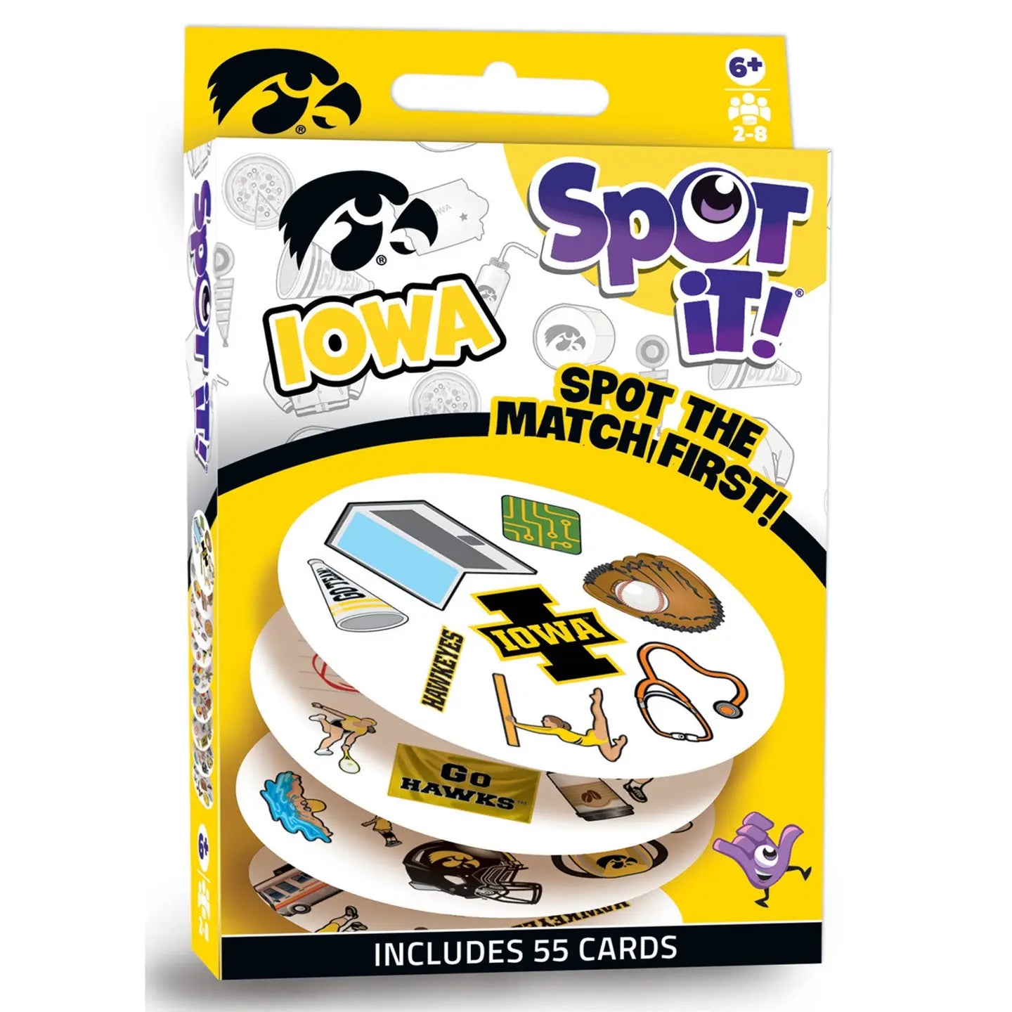Iowa Hawkeyes Spot It! Card Game