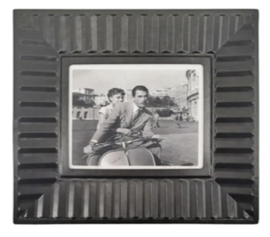 Stamped Metal Photo Frame Black 8x10”