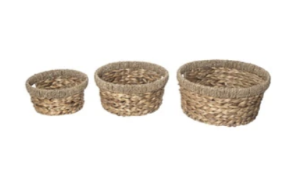 Water Hyacinth Grass Storage Baskets