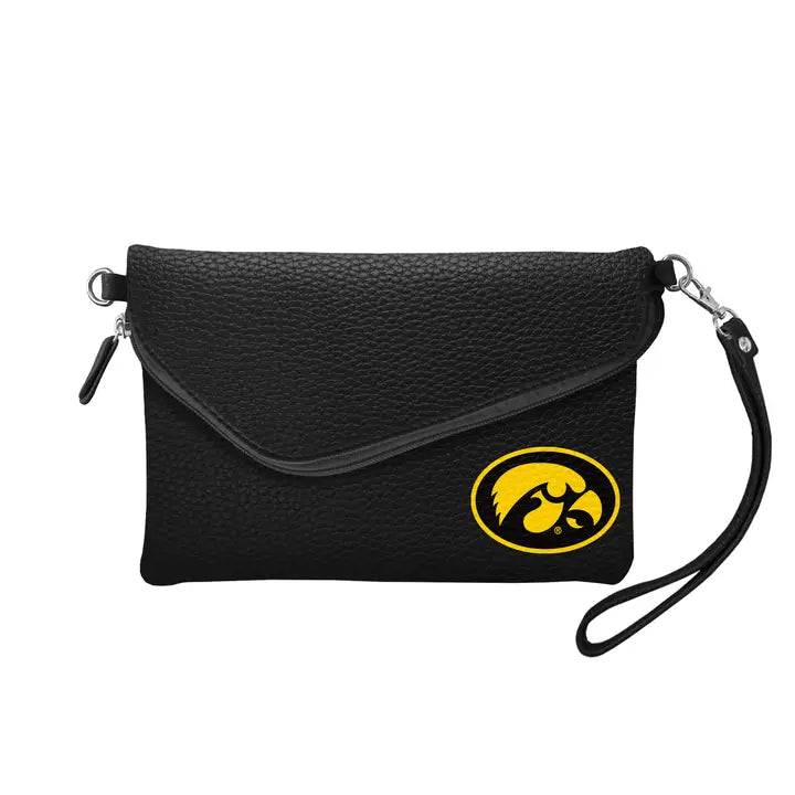 Iowa Hawkeyes Pebble Crossbody Purse