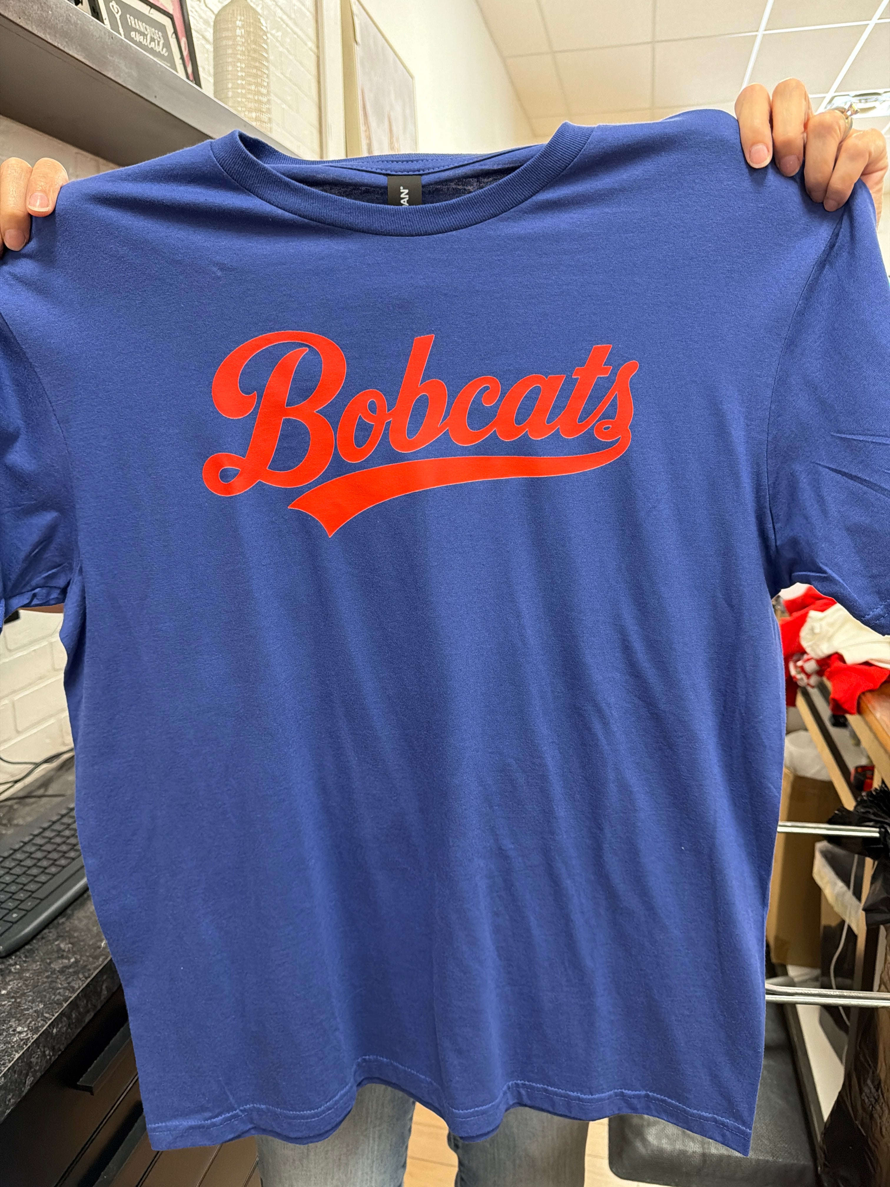 Scrolled Bobcat Graphic T