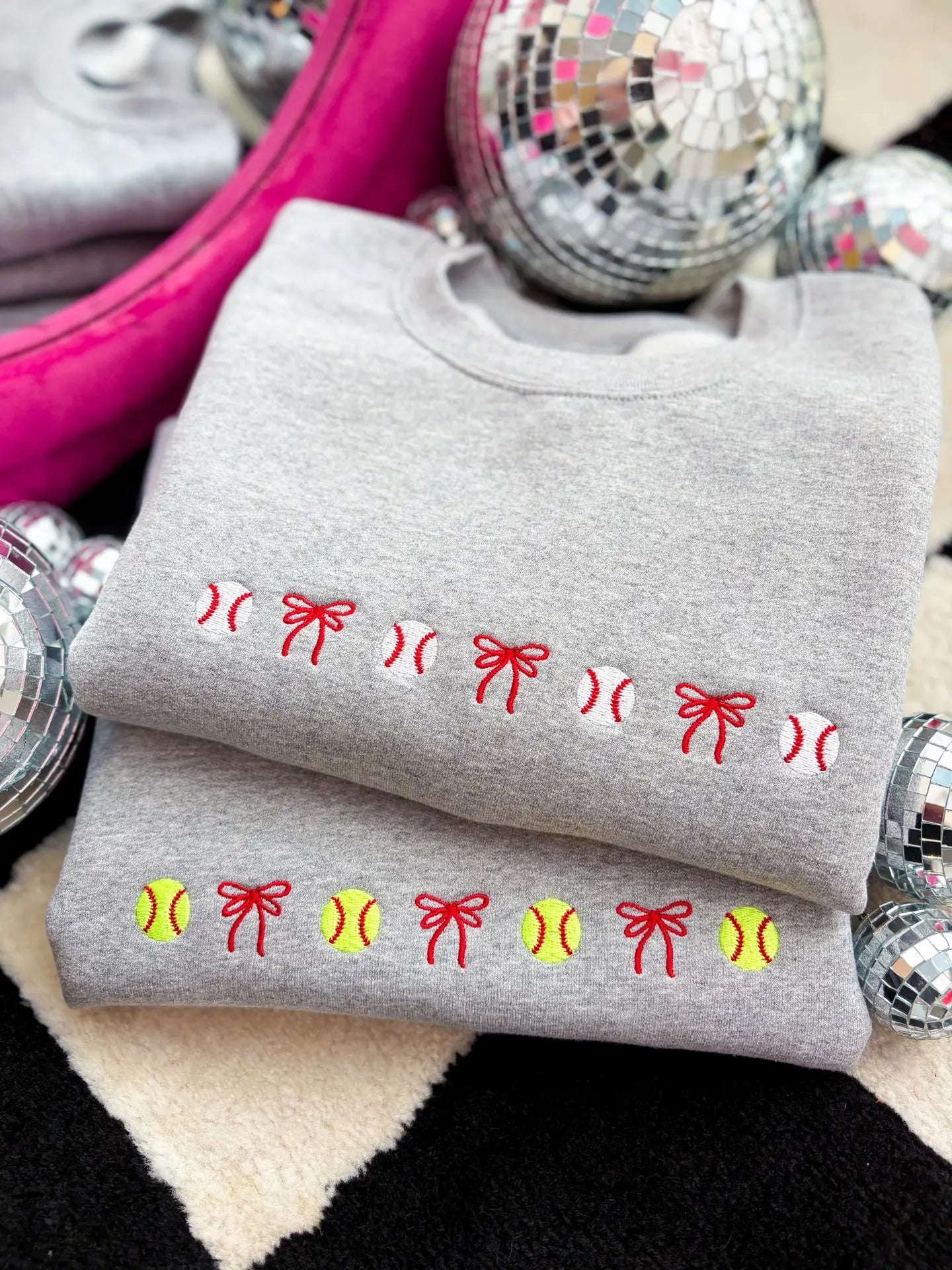 *FINAL SALE* Game Day Icon Embroidered Crewneck | Sport Crew