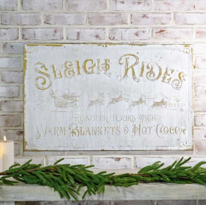 Vintage White Sleigh Rides