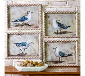 4 Asst Seagull Framed Prints