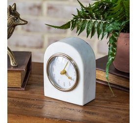 6 Marble Tabletop Clock