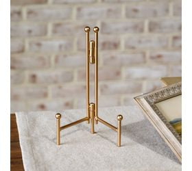 8.25 Gold Straight Back Easel