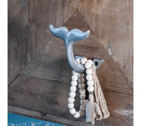 *FINAL SALE* *inner* 4 Alum. Whale Wall Hook