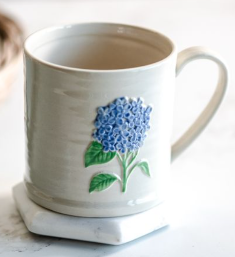 Blue Hydrangea Mug