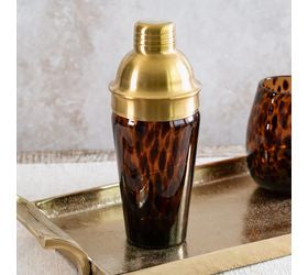 Tortoise Shell Shaker Gold Lid