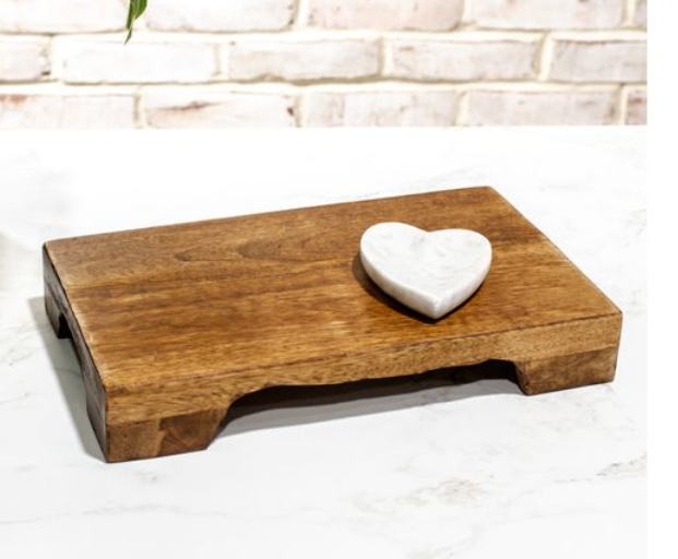 11.8 Mango Wood Pedestal