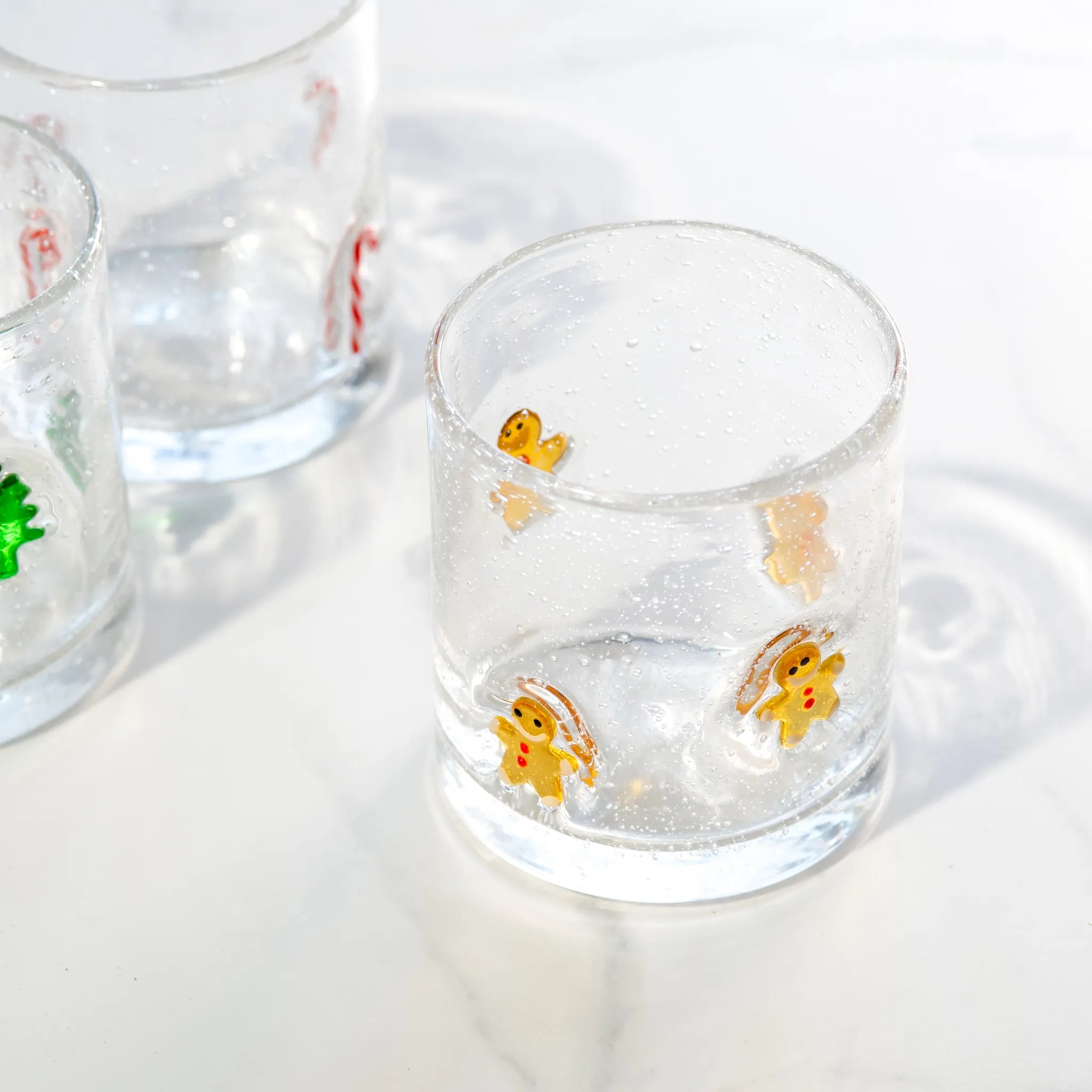 3.5 Dia Ginger Man Glass