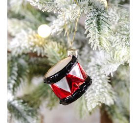 Glass Drum Ornament
