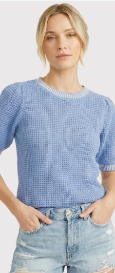 **FINAL SALE** Waffle Textured Sweater