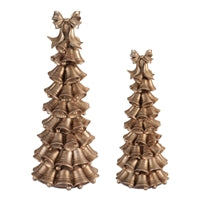 Bell Tree Form 13.75"h, 17.5"h Resin