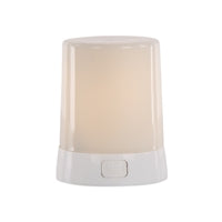 Fia Flame 2"d X 2.5"h Plastic White 6 Hr Timer W/remote Usb Charging Cable Included