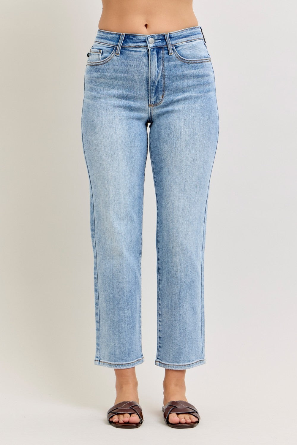 High Waist Ankle Straight Leg - Judy Blue