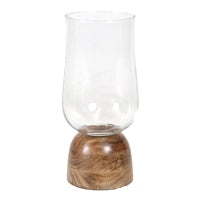 Large Slim Hurricane Glass On Stand