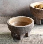 7 Nat. Beige Raised Terra Cotta Bowl