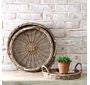 Round Willow Tray W/ Handles