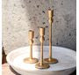 Gold Iron Ball Candle Stand