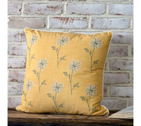 Yellow Dandelion Pillow