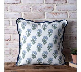 Light Blue Aster Pillow