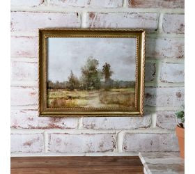 8 X 10 Gold Frame Prairie Landscape