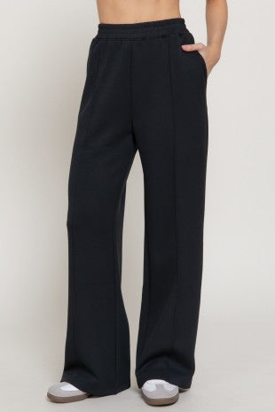 Soft Scuba Wide Leg Pants