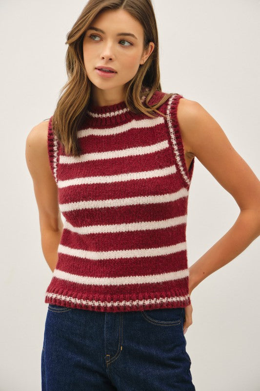Striped Sweater Vest