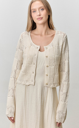 Button Up Knit Cardigan