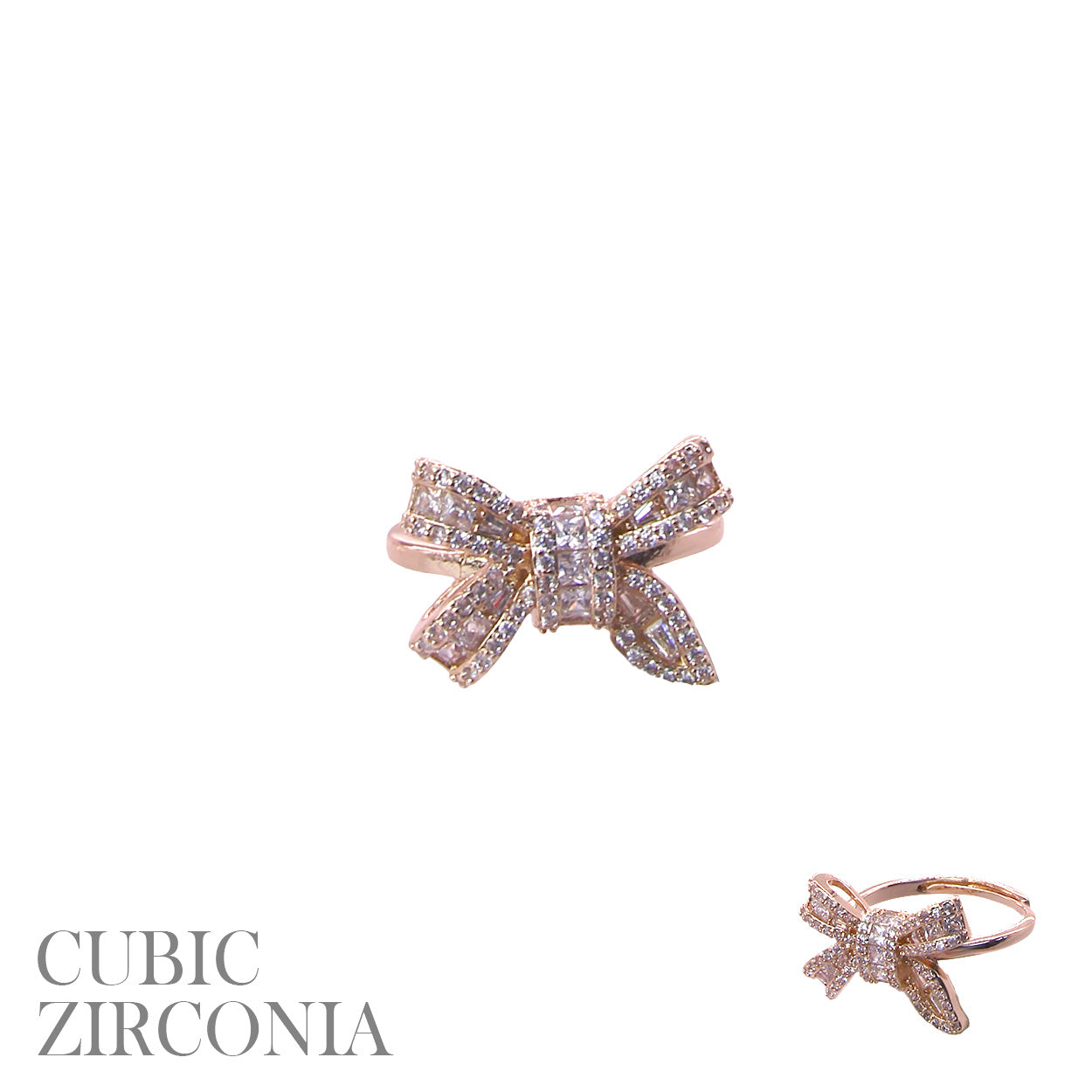 Pave Bow Ring