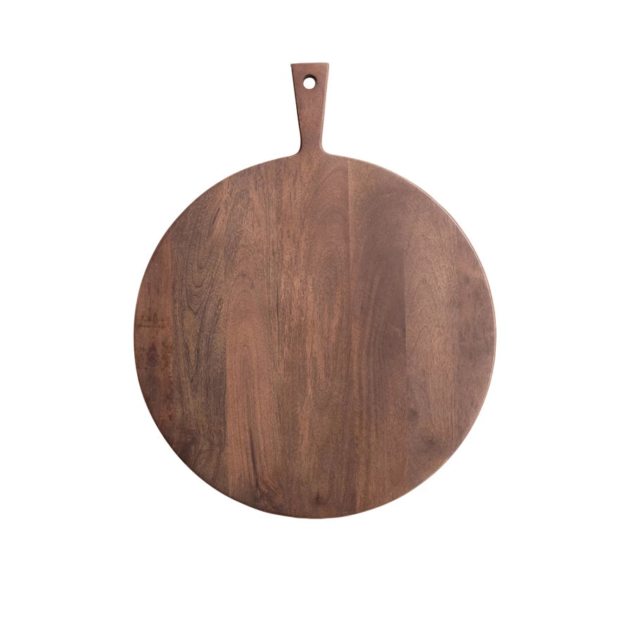 Mango Wood Cheese/cutting Board W Handle