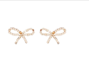 Beaded Bow Earring