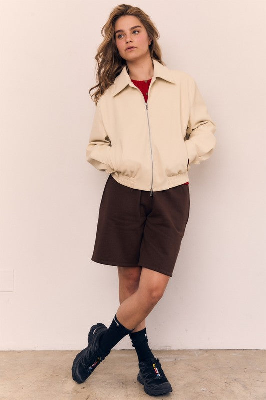 Faux Leather Jacket