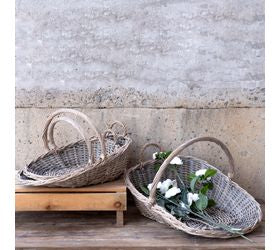French Willow Garden Baskets