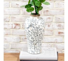 12" Heirloom Plum Vase