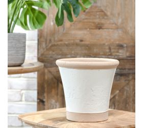2 TONE TALL FRENCH PLANTER