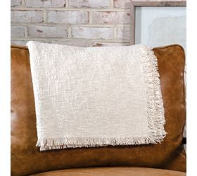 50 X 60" Natural Boucle Throw