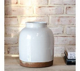9.85" 2 Tone Ceramic Vase