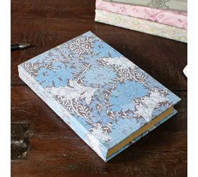 8.4" Blue Botanical Notebook