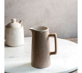 5.9" Reactive Brown Pitcher