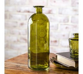 10.4" Olive Green Bud Vase