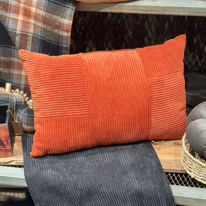 18  X 12  Nutmeg Corduroy Pillow