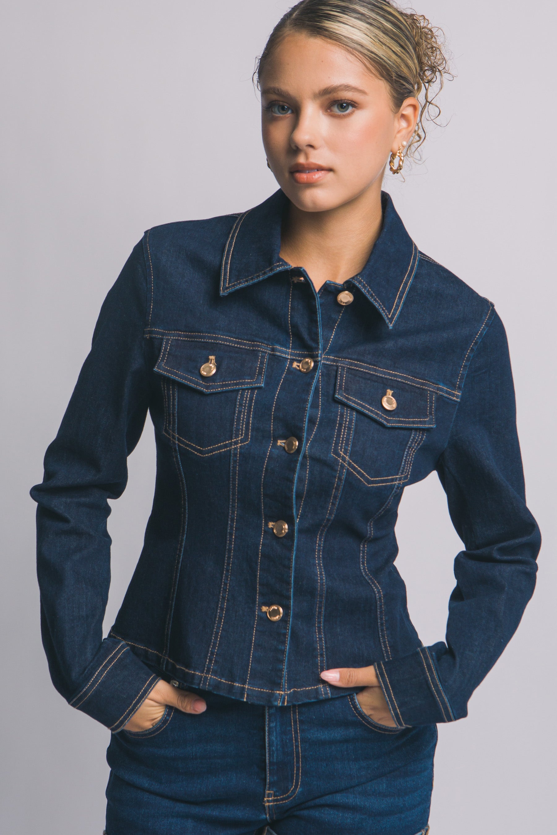Fitted Denim Jacket